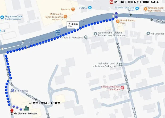 Apartamento Casa Tor Vergata Metro C 20 Min Colosseo *